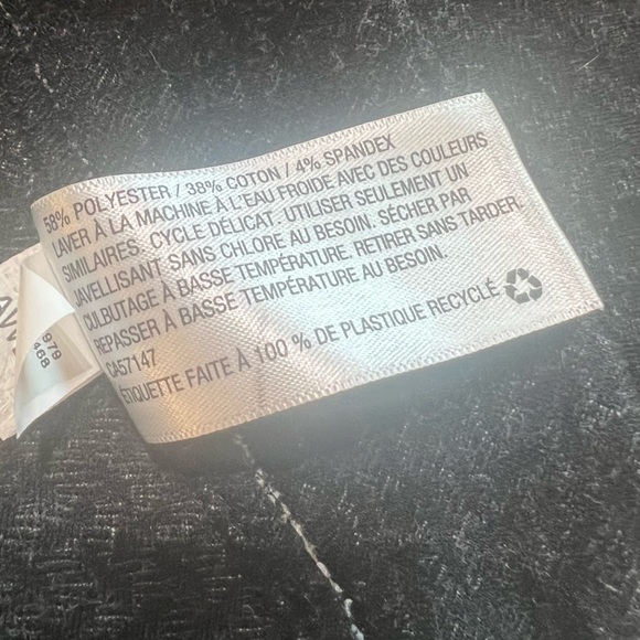 Merona Size XS Fit and Flare Black and White Patterned Sleeveless Dress - Picture 4 of 5